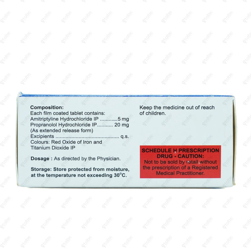 Amnurite Beta 5/20 ER Tablet 10's