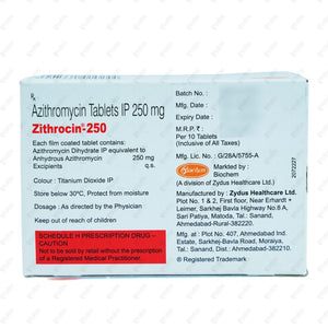 Zithrocin 250mg Tablet 10s