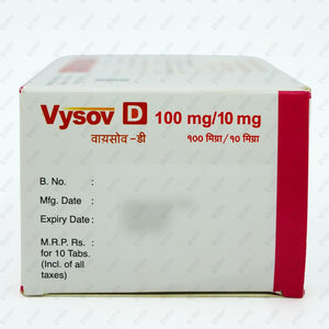 Vysov D 100/10mg Tablet 10'S