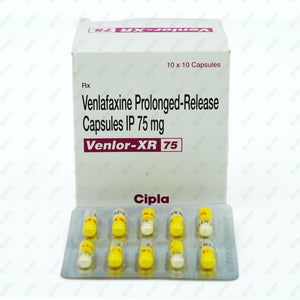 Venlor XR 75mg Capsules 10's