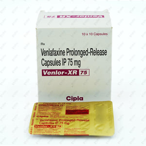 Venlor XR 75mg Capsules 10's