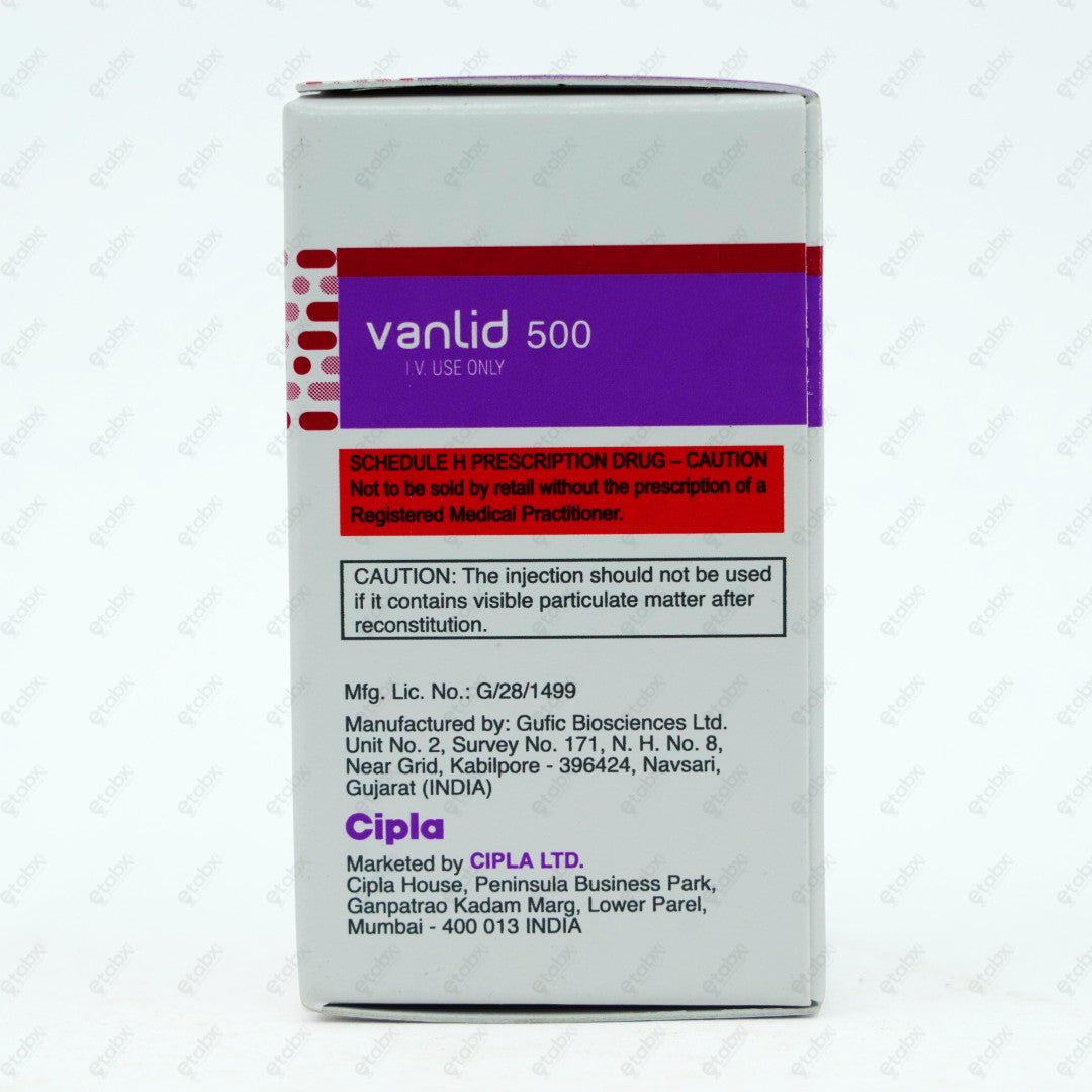 Vanlid 500mg Injection 1s