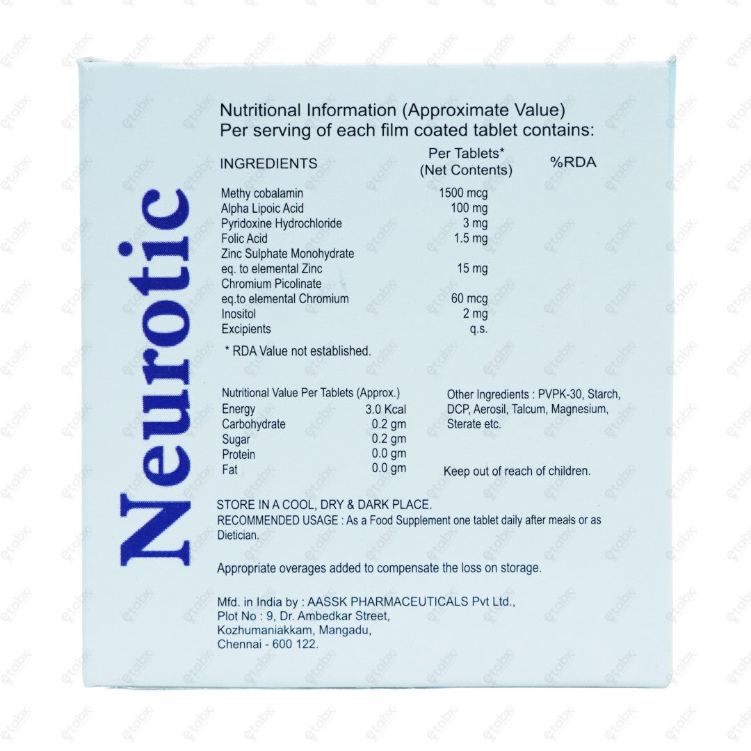 Neurotic Tablets 10's