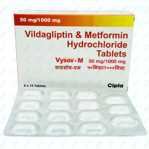Vysov M 50mg/1000mg Tablet 15's