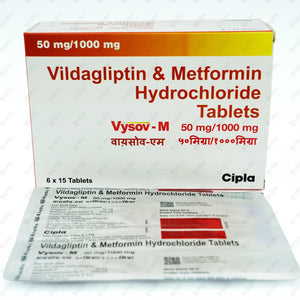 Vysov M 50mg/1000mg Tablet 15's