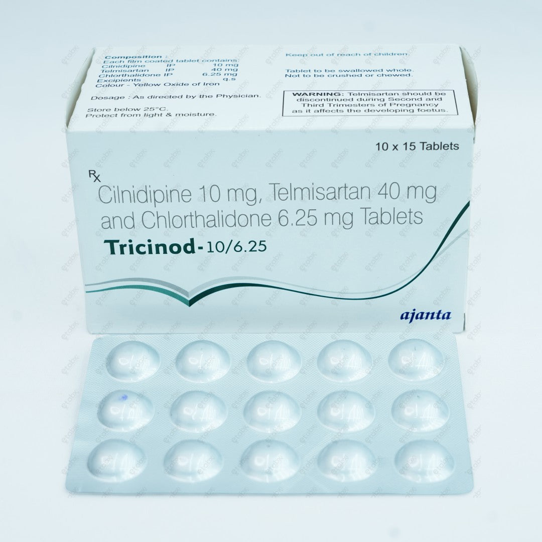 TRICINOD 10/6.25mg Tablet