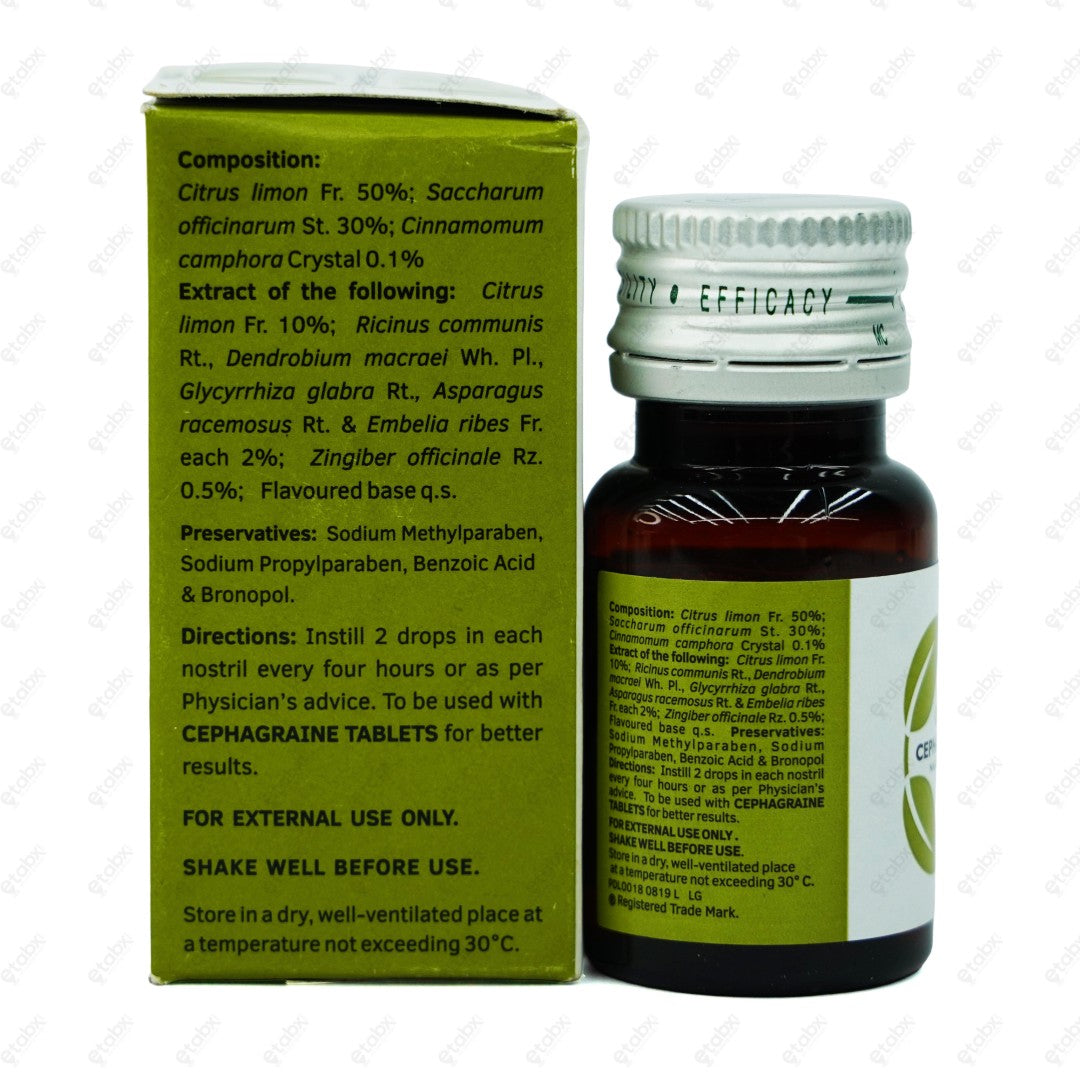 Cephagraine Nasal Drops 15ml