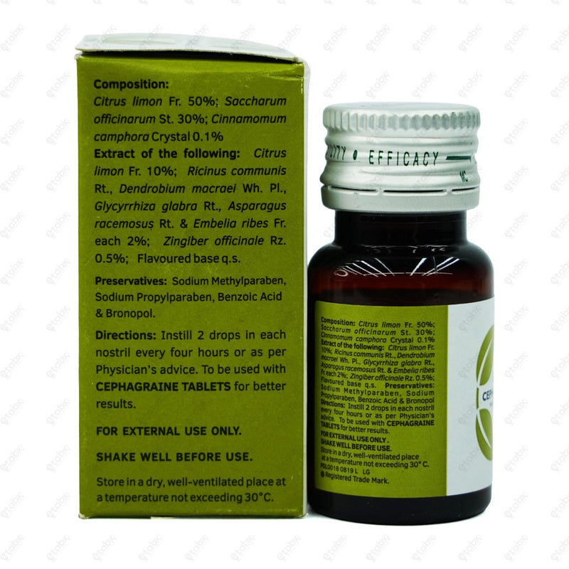 Cephagraine Nasal Drops 15ml