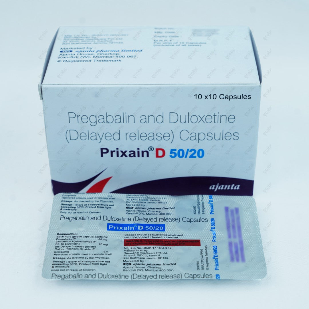 Prixain D 50/20mg Tablets 10s