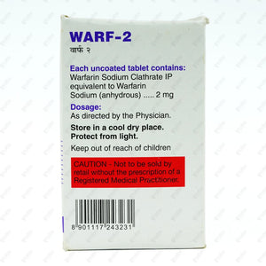 Warf 2MG Tablet 30's