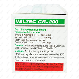 Valtec CR 200mg Tablet 10's