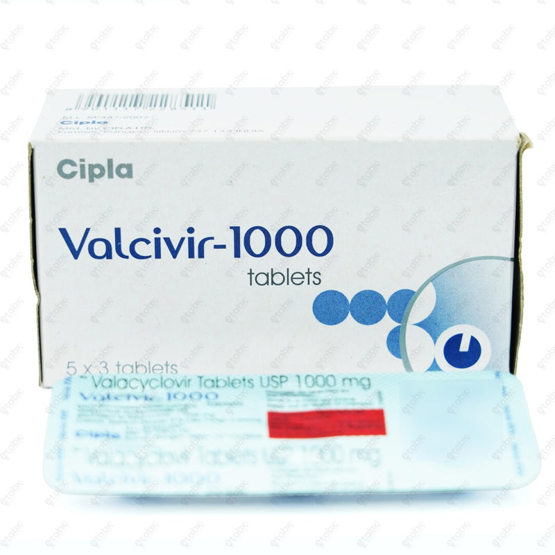 Valcivir 1000mg Tablets 3's