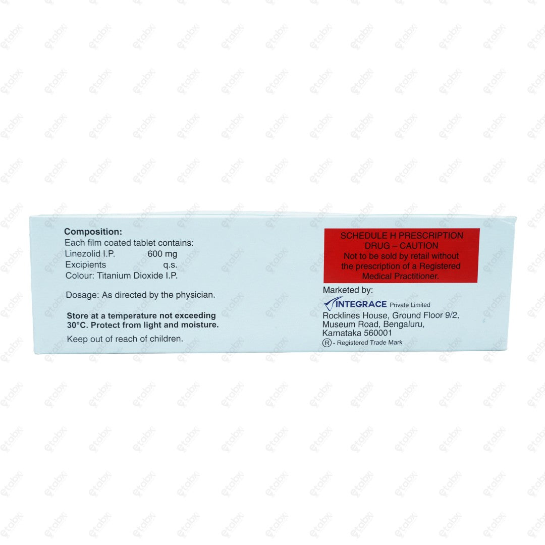 Lizolid 600mg Tablet 10's