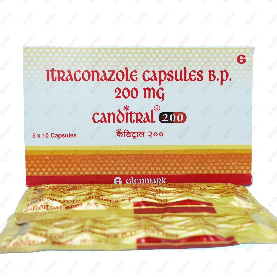 Canditral 200mg Capsules 10's