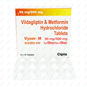 Vysov M 50mg/500mg Tablets 15's