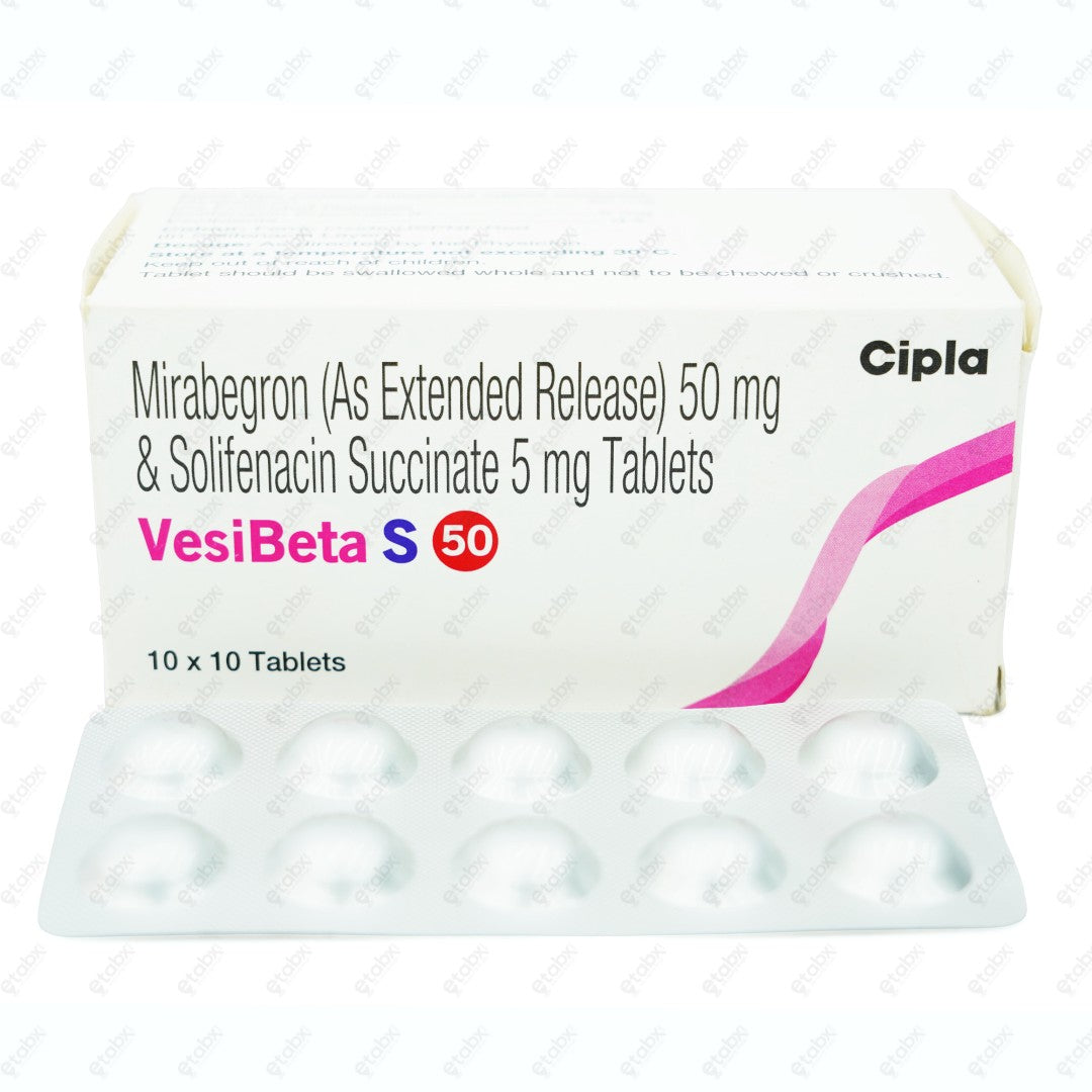 Vesibeta S 50mg Tablet 10s