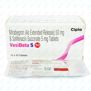 Vesibeta S 50mg Tablet 10s