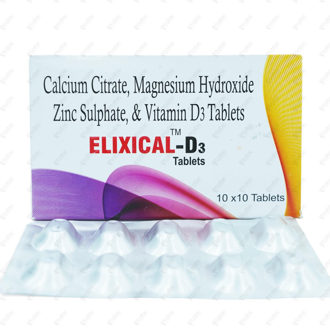 Elixical D3 Tablets 10's