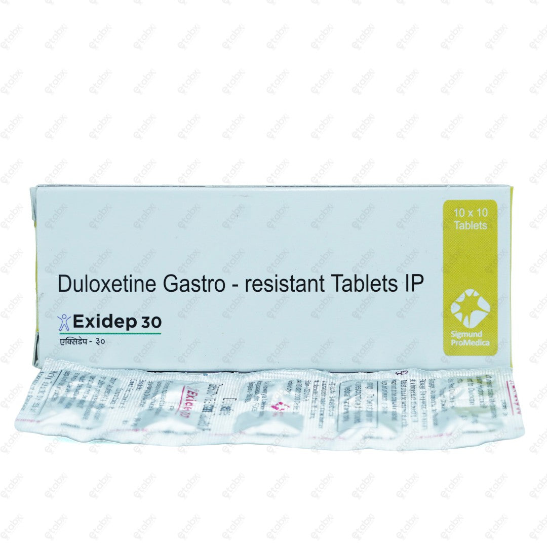 EXIDEP 30mg Tablet 10's