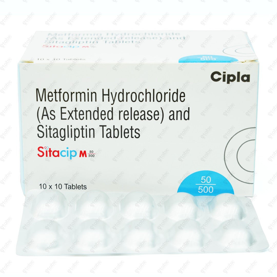 Sitacip M 50/500mg Tablet 10's