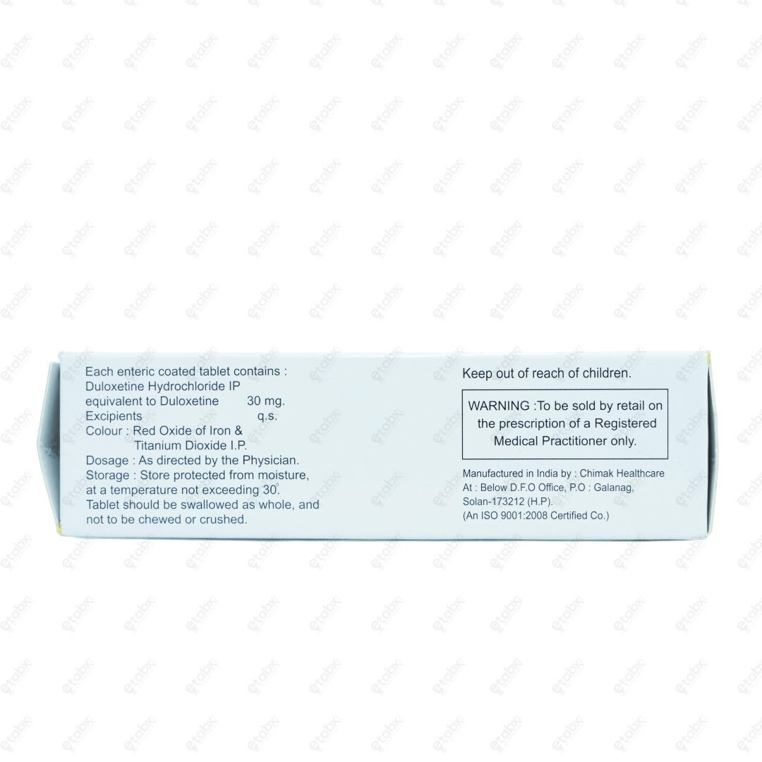 EXIDEP 30mg Tablet 10's