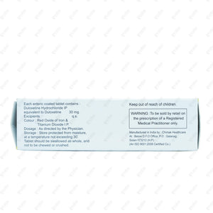 EXIDEP 30mg Tablet 10's