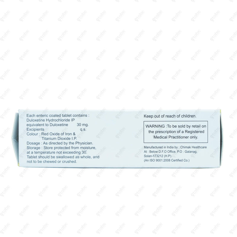 EXIDEP 30mg Tablet 10's