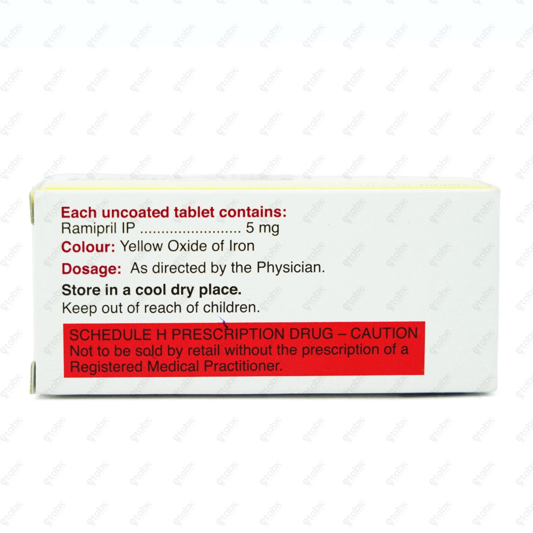 Ramipres 5mg Tablet 10's