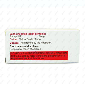Ramipres 5mg Tablet 10's