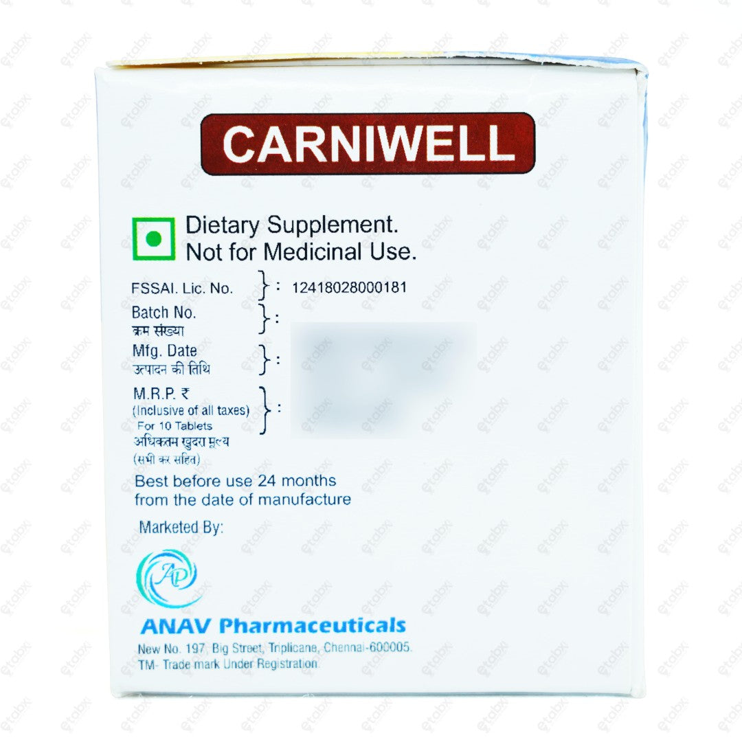 Carniwell Tablet 10's