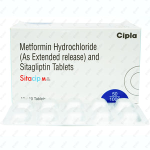 Sitacip M 50/1000mg Tablet 10's