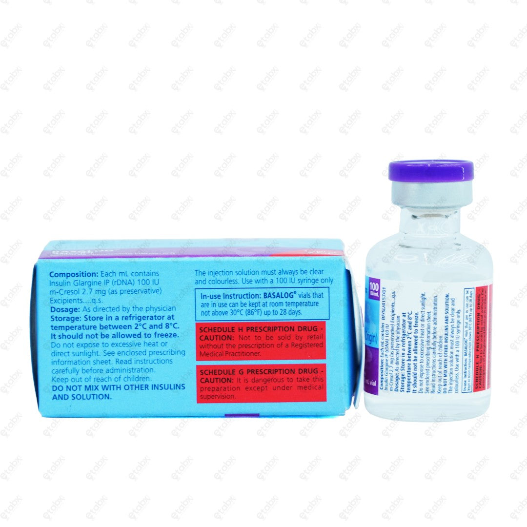 Basalog 100IU Injection 5ml