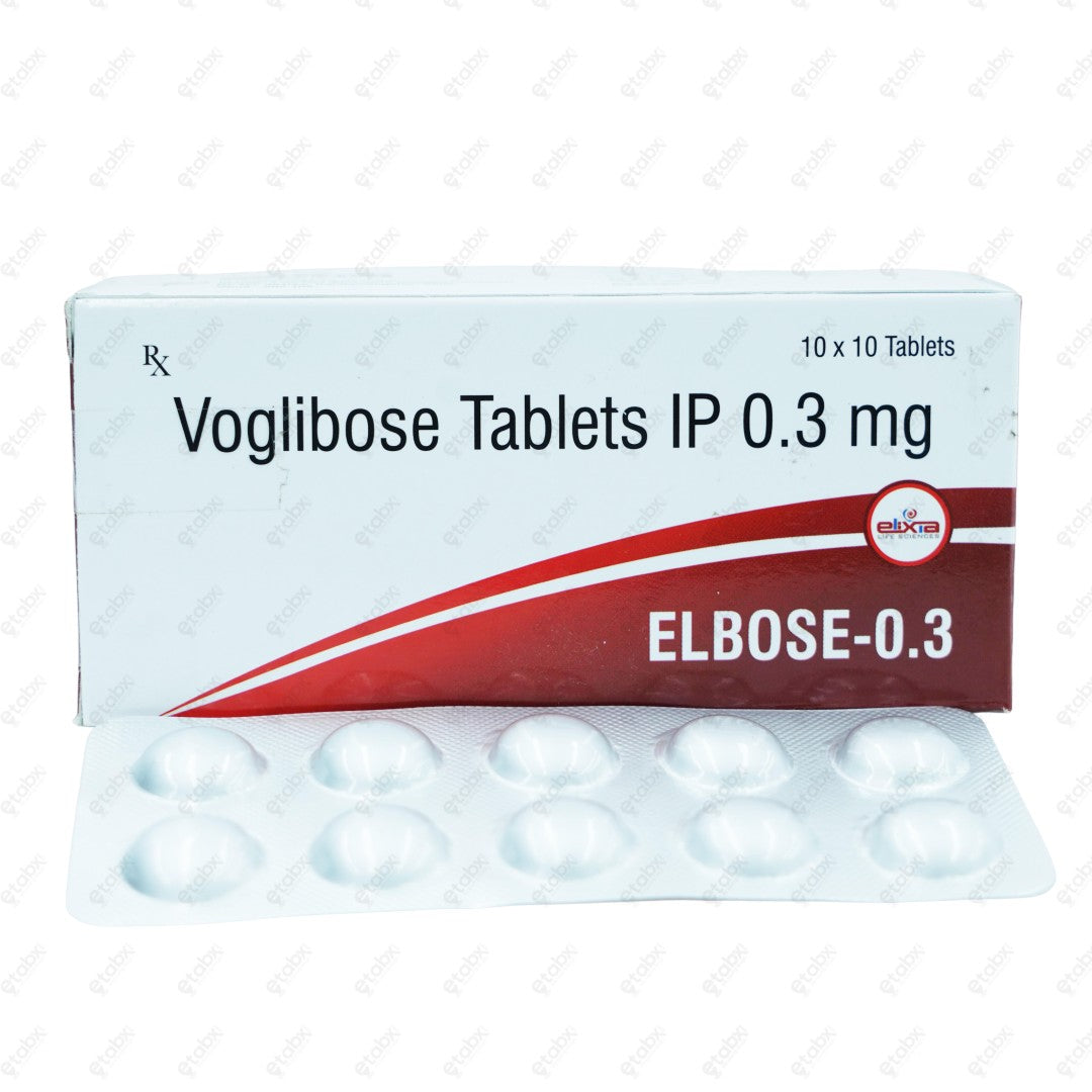 Elbose 0.3mg Tablet 10's