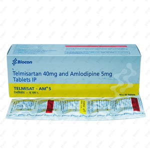 Telmisat AM 5mg Tablet 10's