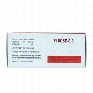 Elbose 0.3mg Tablet 10's