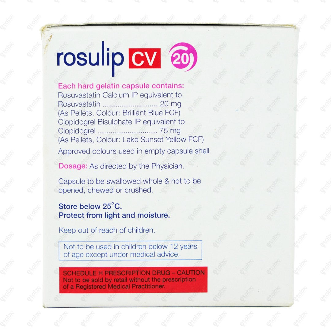 Rosulip CV 20mg Capsule