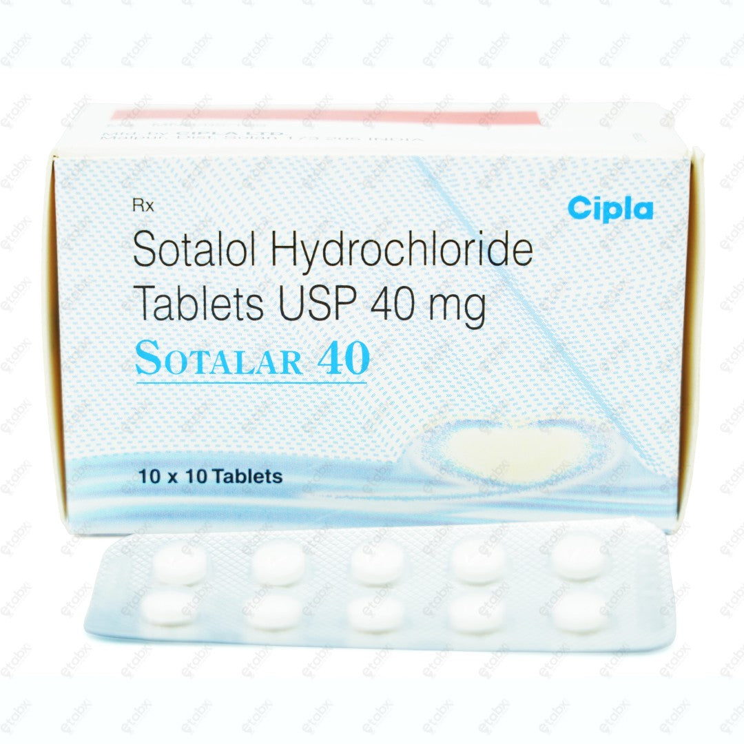 Sotalar 40mg Tablet 10's