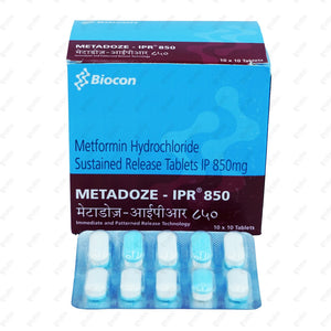 Metadoze IPR 850mg Tablet 10s