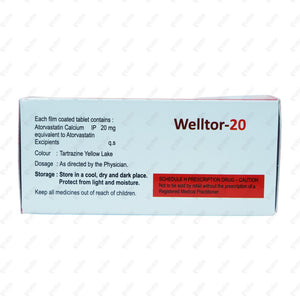 Welltor 20mg Tablet 10's