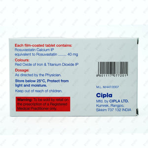 Rosulip 40mg Tablet 10's