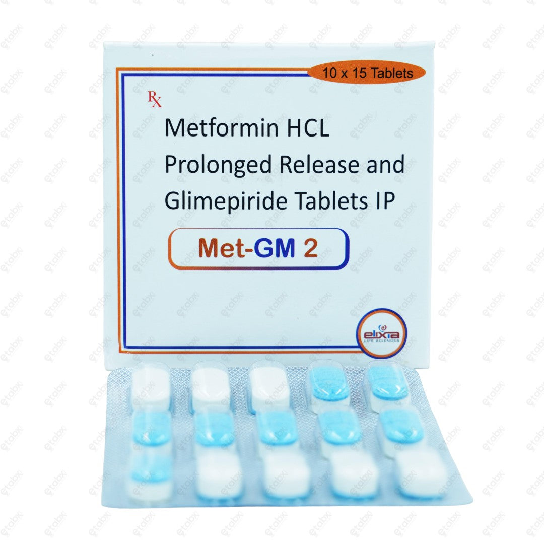 Met GM 2mg Tablet 15's