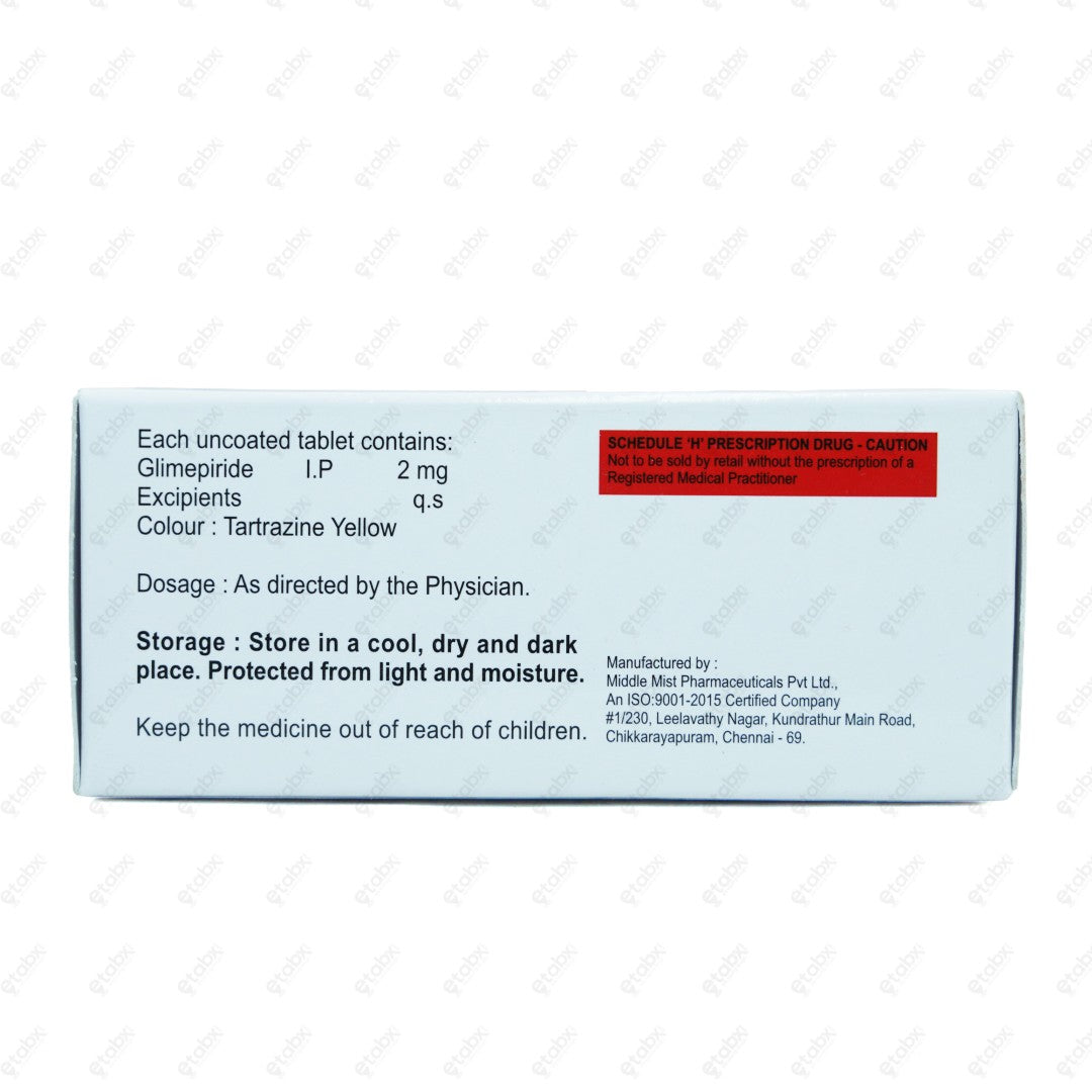 Hilglim 2mg Tablet 10's