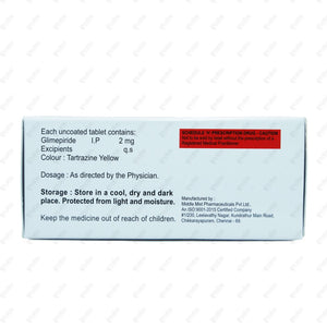 Hilglim 2mg Tablet 10's
