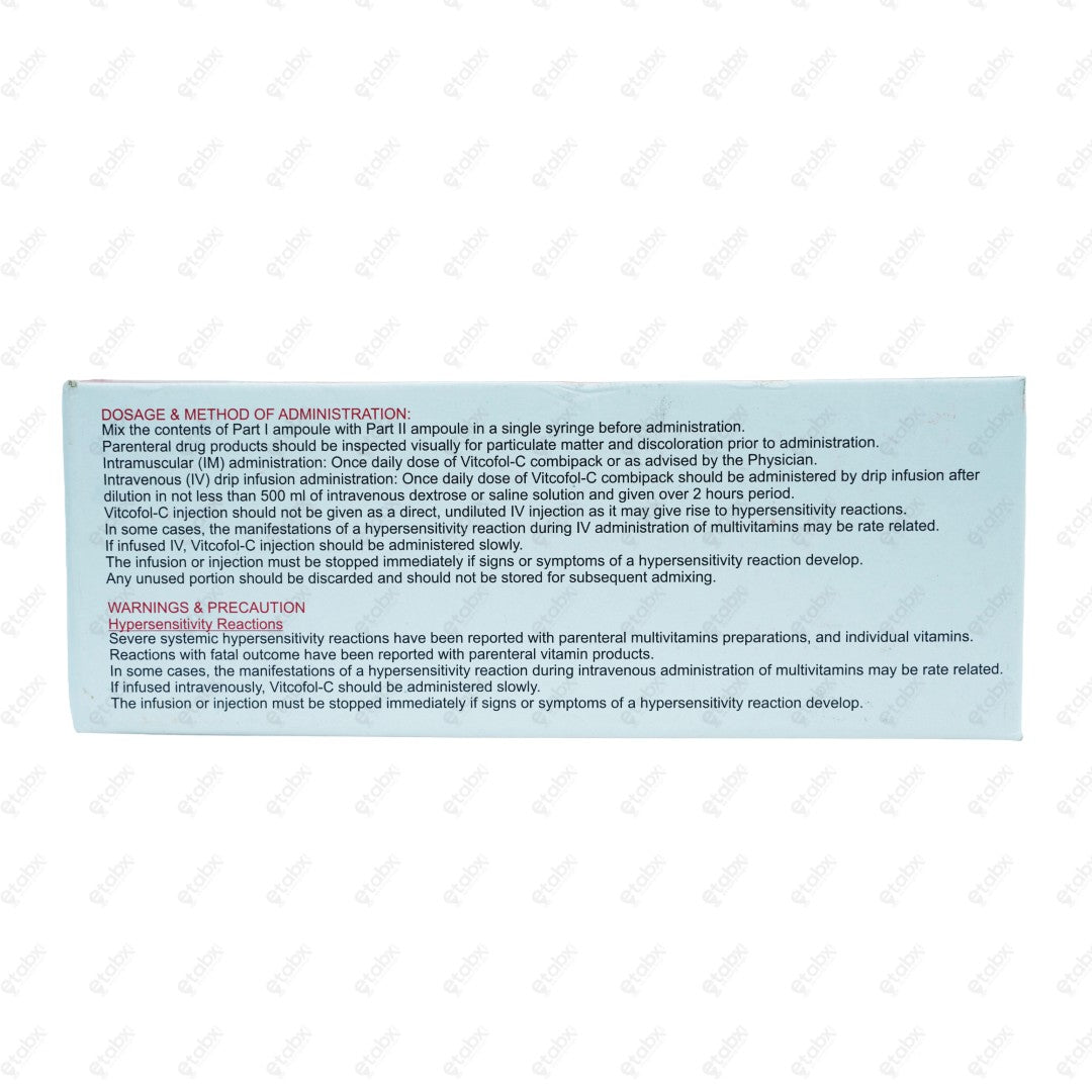 VITCOFOL C Injection (1+1.5ml)