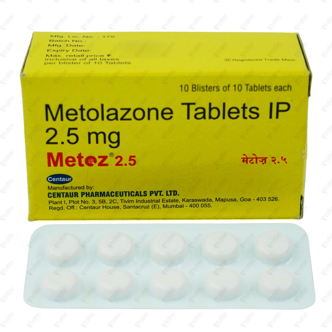 Metoz 2.5mg Tablet 10's