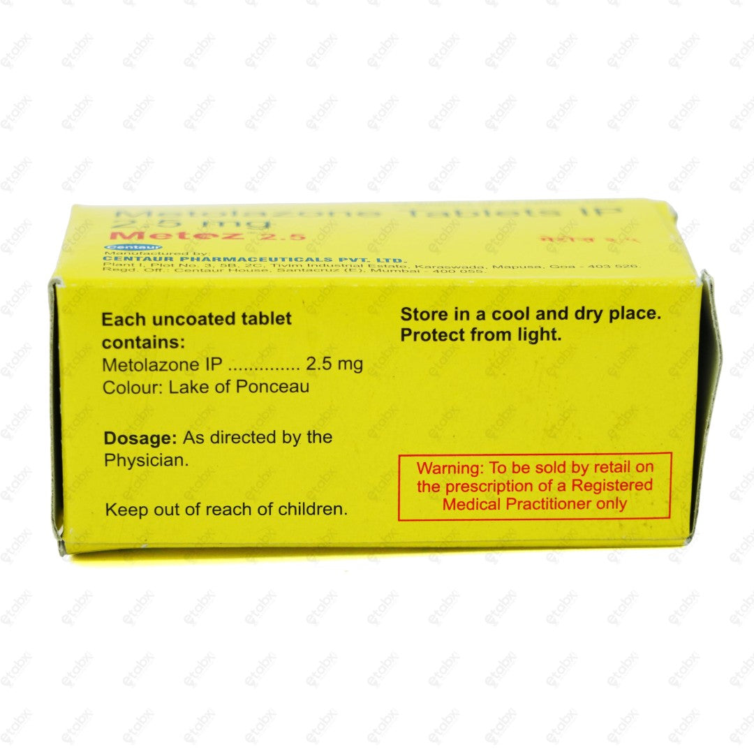 Metoz 2.5mg Tablet 10's