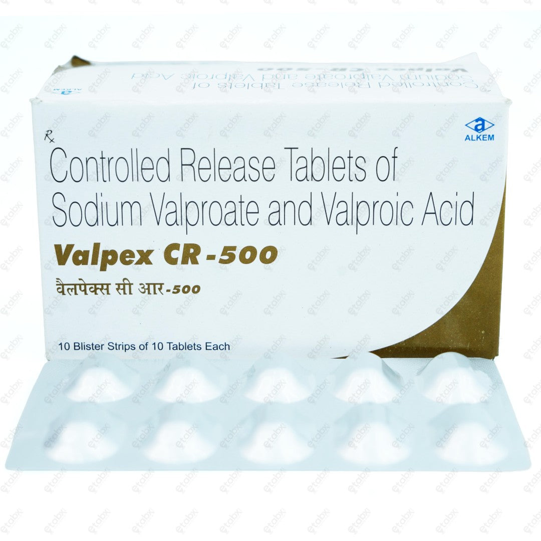 Valpex CR 500mg Tablet 10s