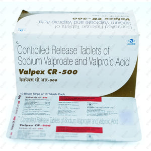 Valpex CR 500mg Tablet 10s
