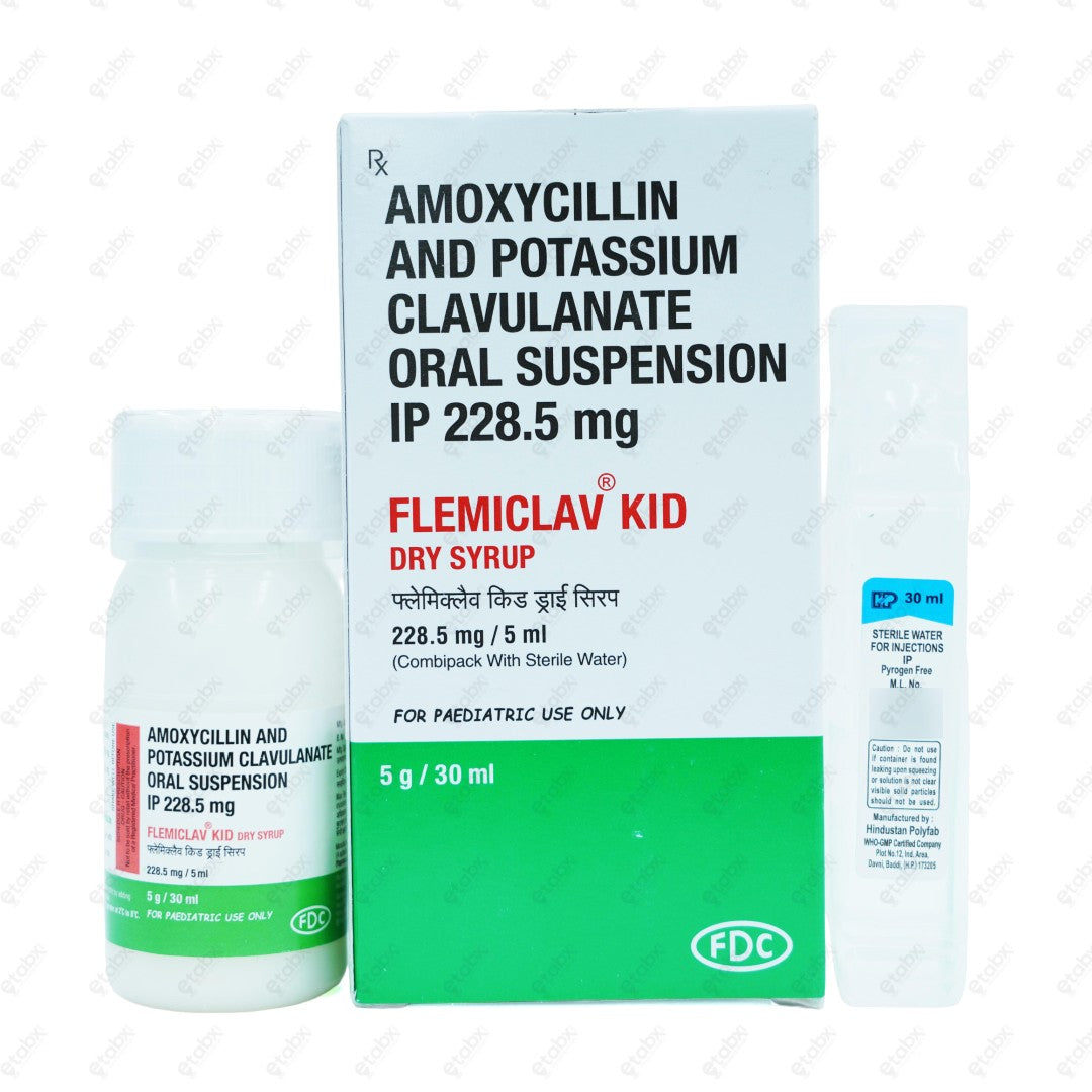 Flemiclav Kid Dry Syrup 30ml