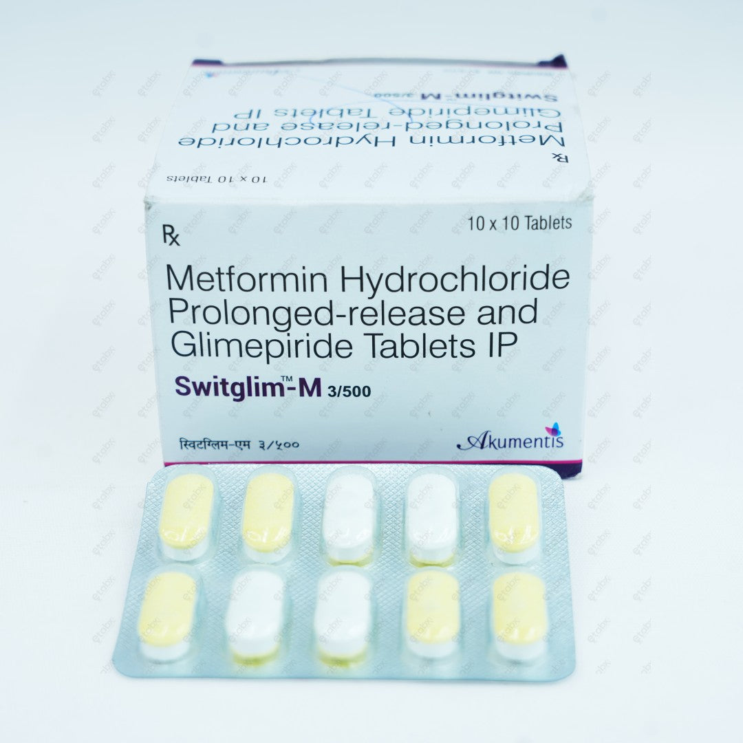 SWITGLIM M 3/500mg Tablet 10's